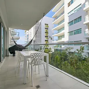 Apartamento En La Playa Con Terraza Y 4 Piscinas, Cartagena